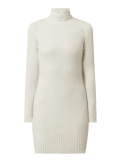 Wolford Strickkleid mit Rippenstruktur in Offwhite, Größe L