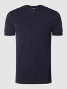 Drykorn T-Shirt mit geripptem Rundhalsausschnitt Modell 'ANTON' in Mar...
