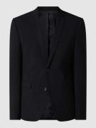 Esprit Collection Slim Fit 2-Knopf-Sakko mit Stretch-Anteil in Black, ...