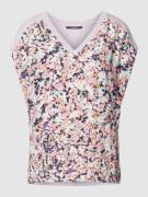 Esprit Collection T-Shirt mit Animal-Muster Modell 'NOS' in Flieder, G...