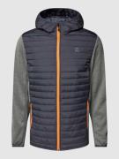 Jack & Jones Jacke mit Stepp-Einsatz Modell 'QUILTED' in Dunkelblau, G...