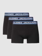 Jack & Jones Trunks mit elastischem Label-Bund Modell 'DNA' im 3er-Pac...