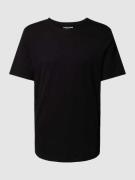 Jack & Jones T-Shirt in unifarbenem Design in Black, Größe S