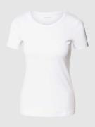 Montego T-Shirt mit Rundhalsausschnitt in Weiss, Größe XL