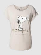 Montego T-Shirt mit Peanuts®-Print in Mud, Größe XXL