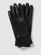 Roeckl Handschuhe in Leder-Optik Modell 'SPORTIVE TOUCH' in Black, Grö...