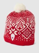 Dale of Norway Beanie mit Allover-Muster Modell 'Winterland' in Rot, G...