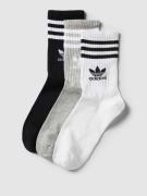 adidas Originals Socken mit Label-Detail im 3er-Pack in Mittelgrau Mel...