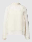 Vero Moda Semitransparentes Blusenshirt mit Stehkragen Modell 'RHEA' i...