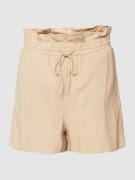 Vero Moda Shorts mit elastischem Bund Modell 'MILO' in Sand, Größe XL
