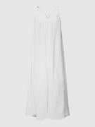 Vero Moda Knielanges Kleid mit Spaghettiträgern Modell 'NATALI' in Wei...