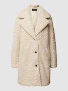 Vero Moda Mantel aus Teddyfell Modell 'KYLIE' in Offwhite, Größe XL