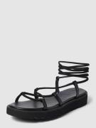 Only Sandalen mit Schnürung Modell 'MALU' in Black, Größe 36