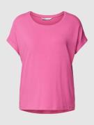 Only T-Shirt mit Rundhalsausschnitt Modell 'MOSTER' in Pink, Größe XS