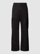 Tommy Jeans Cargohose mit Label-Detail Modell 'AIDEN' in Black, Größe ...
