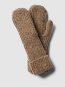 Pieces Handschuhe mit elastischem Bund Modell 'PYRON' in Beige, Größe ...
