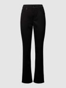 MAC Feminine Fit 5-Pocket-Jeans Modell MELANIE in Black, Größe 34/28