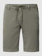 MAC Regular Fit Shorts mit Tunnelzug in Khaki, Größe 32