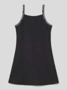 Calvin Klein Jeans Kleid mit Label-Detail in Black, Größe 140