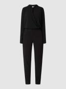 ICHI Jumpsuit in Wickel-Optik Modell 'Lima' in Black, Größe XL