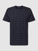 Tom Tailor T-Shirt mit Allover-Muster Modell 'Allover printed' in Mari...