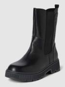 Tom Tailor Chelsea Boots in Leder-Optik in Black, Größe 40