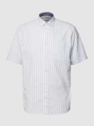 Tom Tailor Regular Fit Freizeithemd mit Streifenmuster in Weiss, Größe...