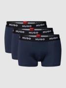 HUGO Trunks mit Label-Details im 3er-Pack in Dunkelblau, Größe XS