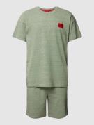 HUGO Pyjama mit Strukturmuster in Hellgruen, Größe S