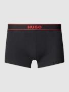 HUGO Trunks mit Label-Print Modell 'EXCITE' in Black, Größe S