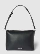 HUGO Handtasche mit Label-Detail Modell 'Chris' in Black, Größe One Si...