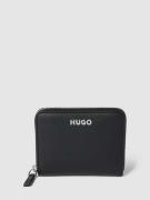 HUGO Portemonnaie mit Label-Schriftzug in Black, Größe One Size