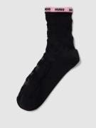 HUGO Socken mit Label-Detail in Black, Größe 35/38