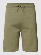 Napapijri Straight Fit Shorts mit elastischem Bund in Oliv, Größe S