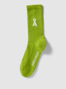 Armedangels Socken mit Label-Print Modell 'SAAMUS' in Hellgruen, Größe...