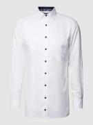 OLYMP Modern Fit Business-Hemd mit Label-Stitching in Weiss, Größe 45