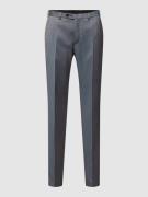 DIGEL Slim Fit Anzughose mit Bügelfalten Modell 'Franco' in Petrol, Gr...