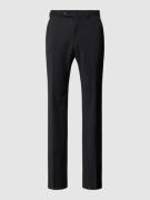 DIGEL Slim Fit Anzughose mit Knopfverschluss in Black, Größe 28