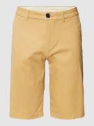 Tom Tailor Denim Slim Fit Chino-Shorts mit Eingrifftaschen in Cognac, ...
