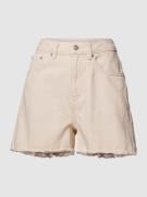 Tom Tailor Denim Shorts mit Label-Patch in Sand, Größe XS