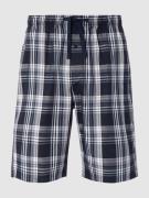 Schiesser Pyjamashorts mit Taschen in Dunkelblau, Größe 48