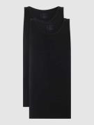 Schiesser Tanktop mit Stretch-Anteil im 2er-Pack in Black, Größe XL