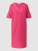 s.Oliver BLACK LABEL Kleid aus Leinen-Viskose-Mix in Pink, Größe 34