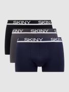 Skiny Trunks mit Stretch-Anteil im 3er-Pack in Mittelgrau, Größe S