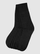 camano Socken mit Rippenbündchen im 9er-Pack in Anthrazit, Größe 39/42