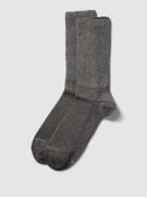 camano Socken mit Label-Print im 2er-Pack in Anthrazit, Größe 39/42