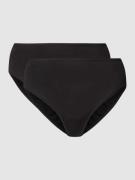 Mey Slip im unifarbenen Design Modell 'American Pants' in Black, Größe...