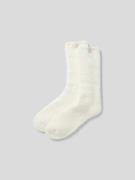 Juvia Socken mit Label-Detail in 2er-Pack in Beige, Größe One Size