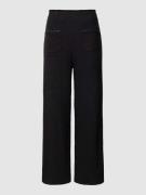 Cambio Culotte aus Tweed mit Zierbesatz Modell 'CAMERON' in Black, Grö...