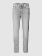 Cambio Regular Fit Jeans mit verkürzter Passform in Hellgrau, Größe 34